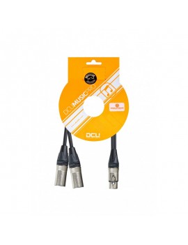 DCU Cable XLR H- 2X XLR M